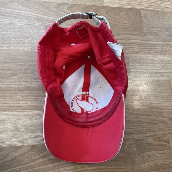 Vintage NHL Detroit Red Wings 1926 Hat OSFA Red Cap Strap Back - Picture 4 of 9